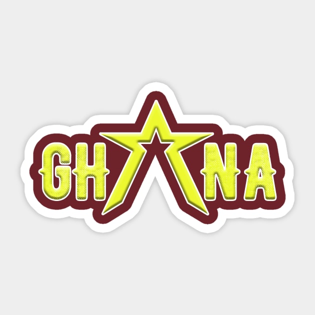 Ghana Ghana Sticker Teepublic 